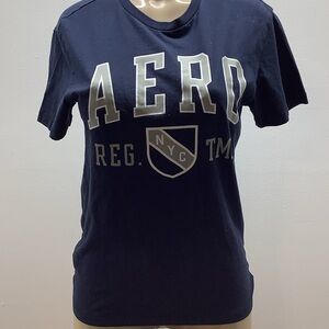 Aeropostale Size Small Navy Graphic Tee. Preloved